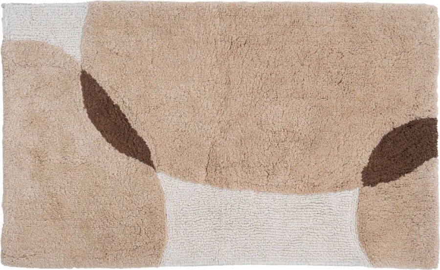 Veer Carpets Badmat Bink Beige 50 x 80 cm