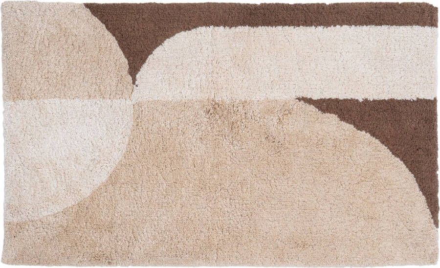 Veer Carpets Badmat Bowie Beige 50 x 80 cm
