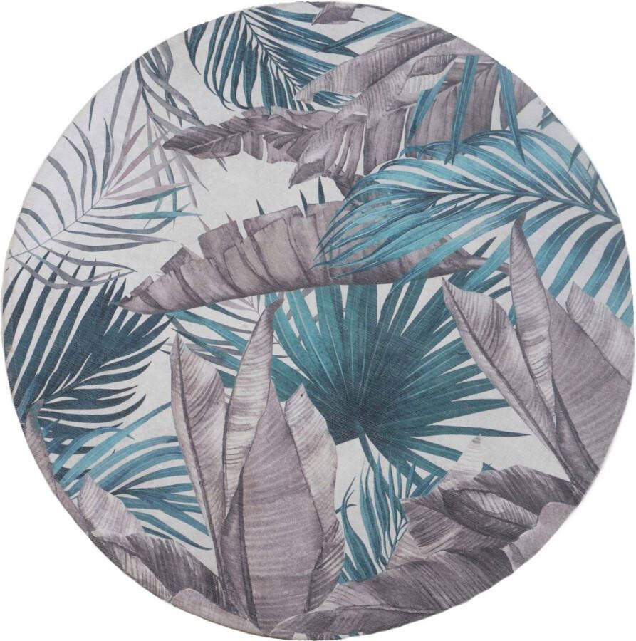 Veer Carpets Vloerkleed Palm Green Rond ø120 cm