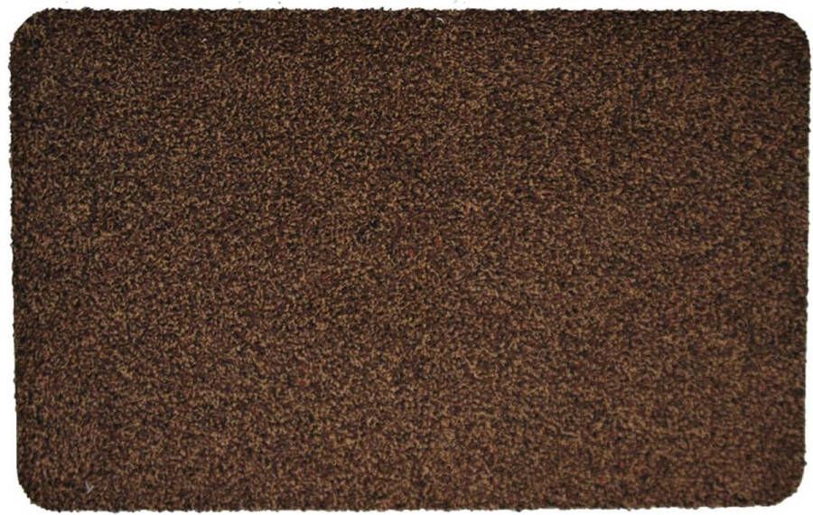 Veer Carpets Wasbare Deurmat Aqua Stop 60 × 100 cm Brown