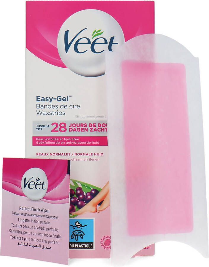 Veet Easy-Gel Waxstrips (40 strips) (voor normale huid)