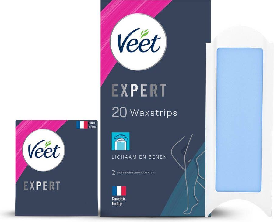 Veet Expert Ontharingsstrips Lichaam & benen Gevoelige huid 20 stuks