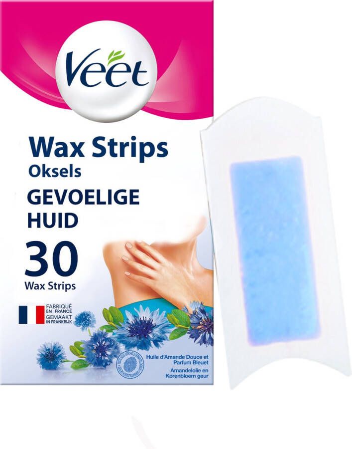 Veet Koude Waxstrips Oksels 16 stuks