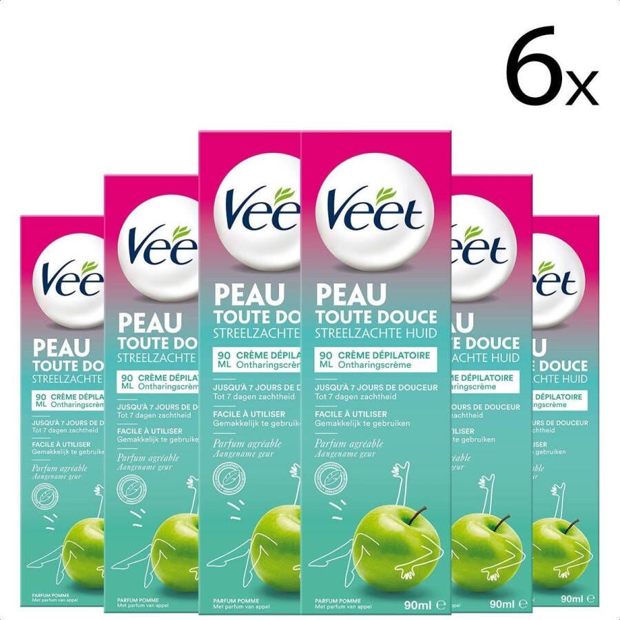 Veet Ontharingscreme Gen Z Benen & Lichaam 90ml x6