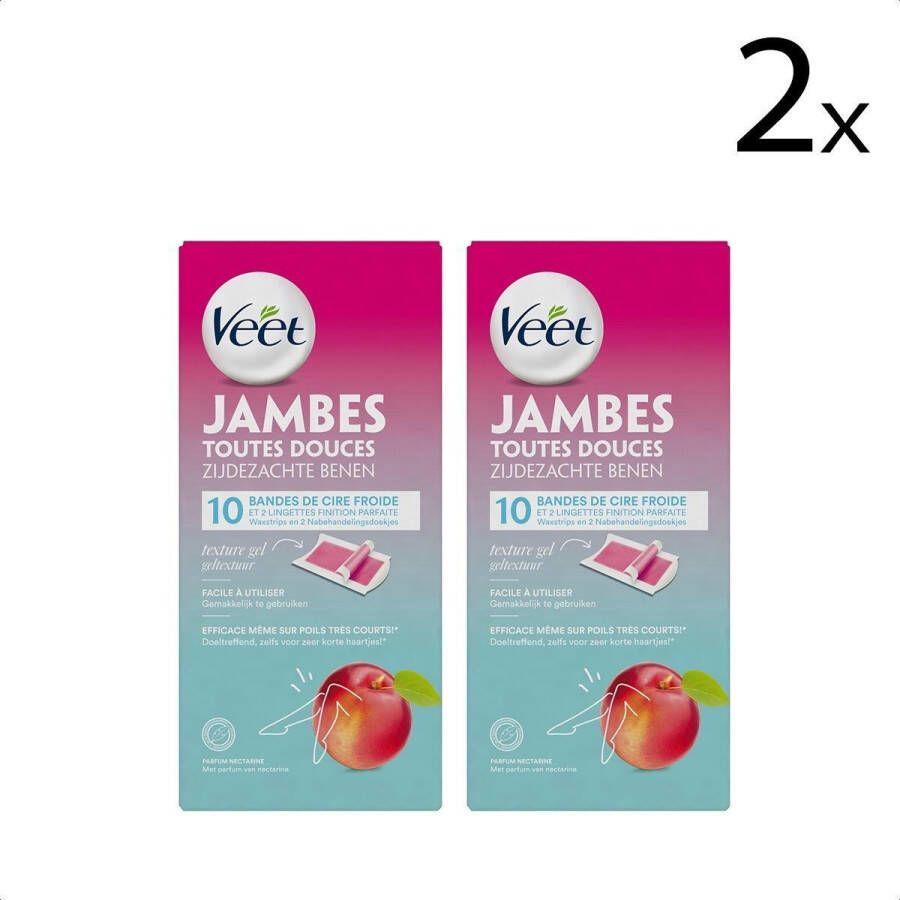 Veet Ontharingsstrips Gen Z Benen & Lichaam 10 stuks x2