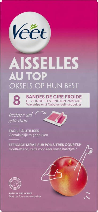 Veet Waxstrips Oksels Op Hun Best (8 stuks)