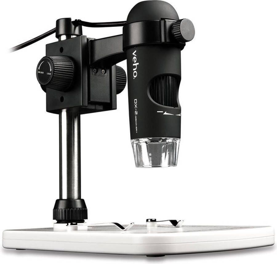 Veho DX-2 USB Microscoop 300x vergroting met LED verlichting foto en video