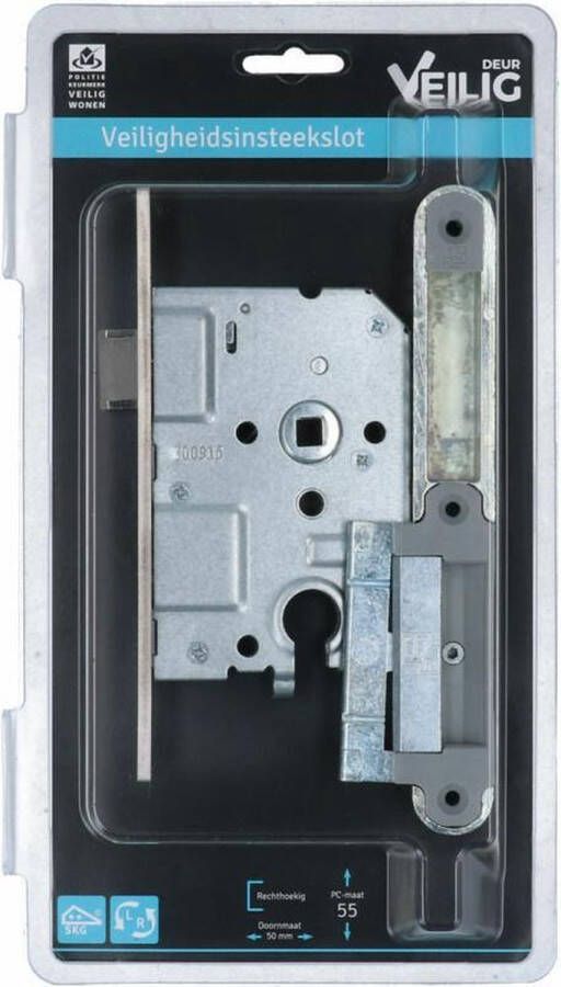 Veilig heidsinsteekslot Deurslot Hartmaat 55mm SKG2