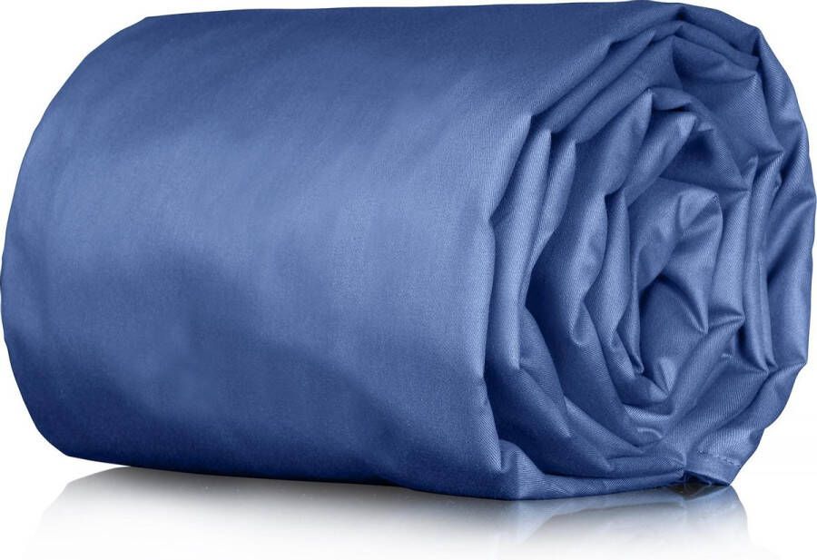 Veilura Verzwaringsdeken Hoes Blauw Heerlijk zachte katoenen hoes 150 x 200 cm voor weighted blanket Top kwaliteit