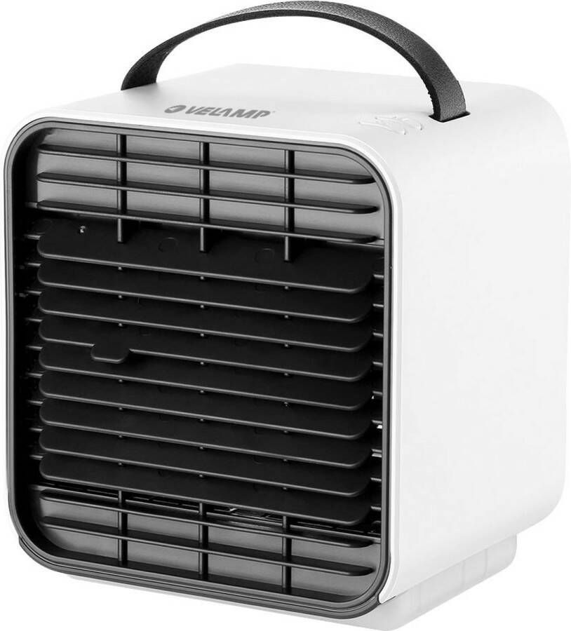 Vela Mini Oplaadbare 5W Luchtkoeler met Ionisator Functie inclusief 1 Reserve Filter
