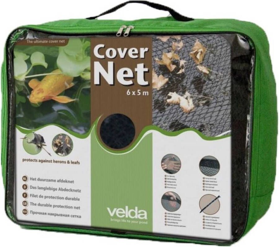 Velda vijvernet 6 x 5 meter in opbergtas