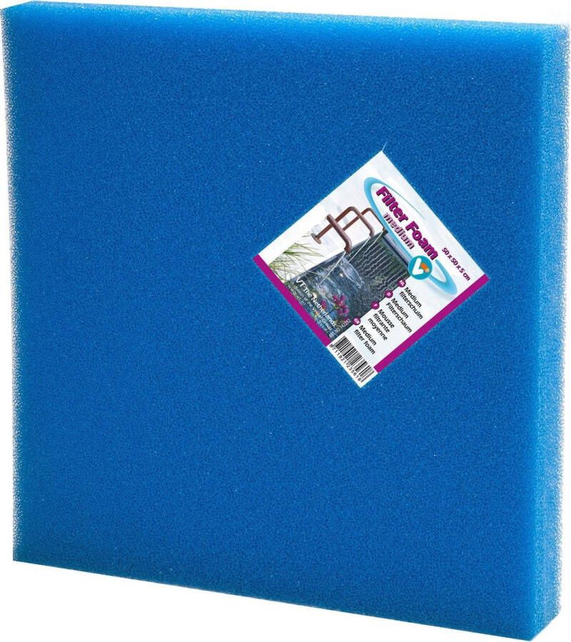 VijverTechniek -(VT)- -(VT)-Velda-(VT)-Filterschuim-voor-vijver-50x50x5-cm-blauw