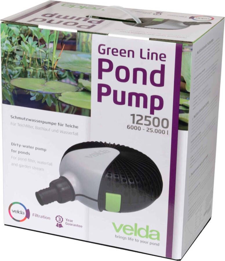 Velda Vuilwaterpomp Green Line 12500 110 W 126597