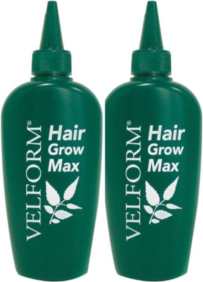 Velform Hair Grow 1 Max + 1 Gratis Haaruitval behandeling Haarserum Stimuleert Haargroei