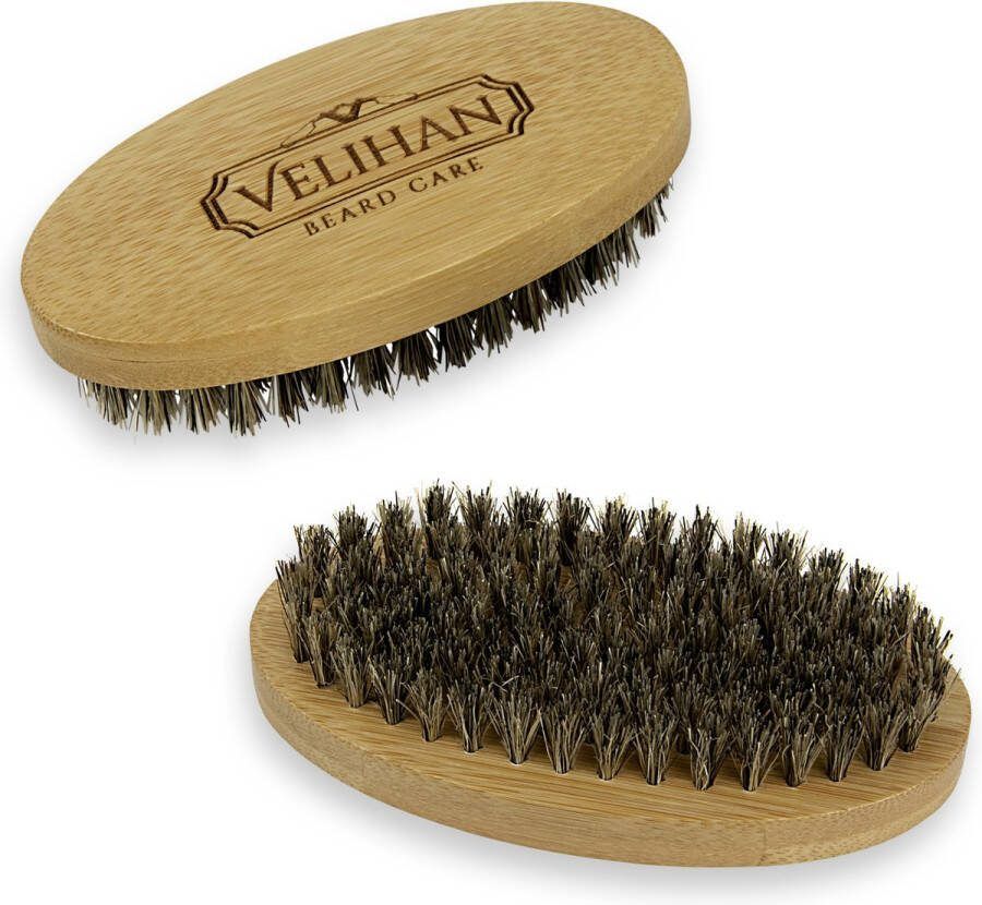 Velihanbeardcare Velihan Beardcare- Baardborstel- styling- Baard verzorging- Voor na gebruik van Baard olie en Balsem- Baard borstel- Baardborstels
