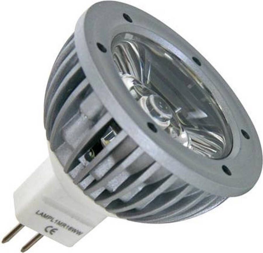 Velleman 3W Led Lamp Warmwit (2700K) 12Vac Dc Mr16