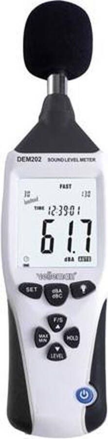 Velleman Professionele geluidsniveaumeter datalogger usb-interface 262144 metingen windows os