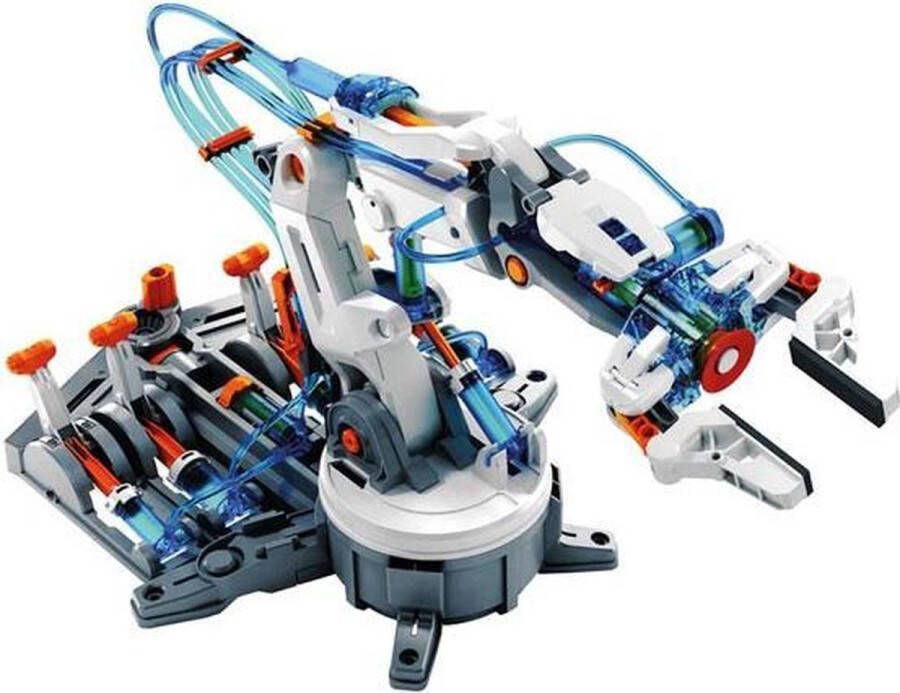 Velleman Educatieve Robot bouwkit Hydraulische Robotarm (KSR12) Speelgoedrobot STEM Constructiespeelgoed
