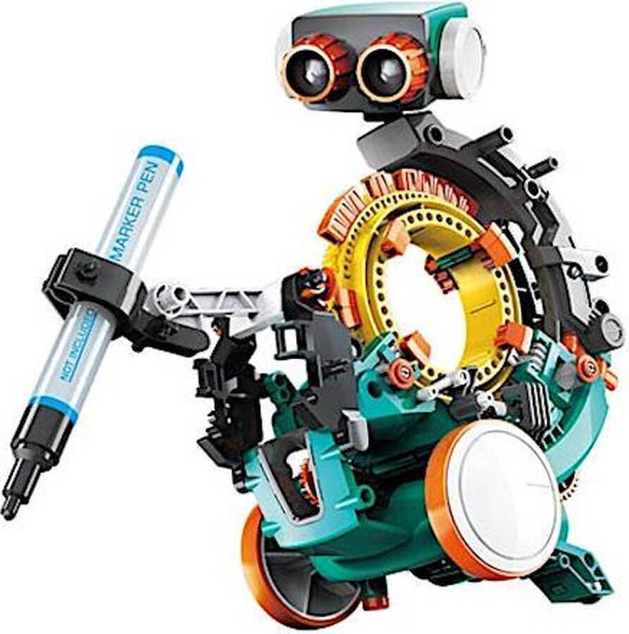 Velleman Educatieve Robot bouwkit 5-In-1 Instelbare coderingsrobot (KSR19) Speelgoedrobot STEM Constructiespeelgoed