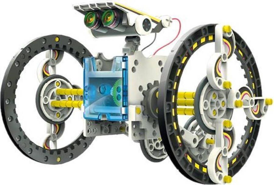 Velleman Educatieve Robot bouwkit Educatieve Robotkit Op Zonne-Energie 14-In-1 (KSR13) Speelgoedrobot STEM Constructiespeelgoed