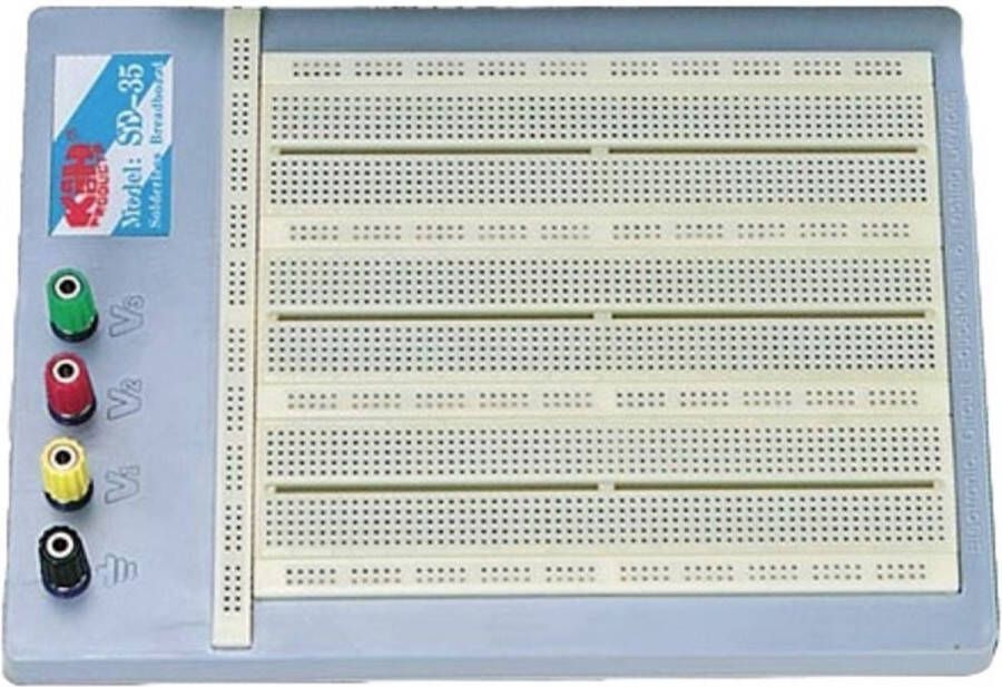 Velleman High-Quality Soldeerloze Breadboards 2420 Gaten