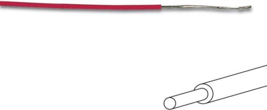 Velleman Montagedraad Ø 1.4 Mm 0.2 Mm² Volle Kern Rood