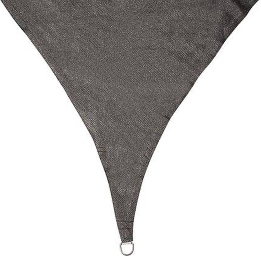 Velleman Schaduwdoek driehoek 3.6x3.6x3.6m Antraciet met Bevestigingsset