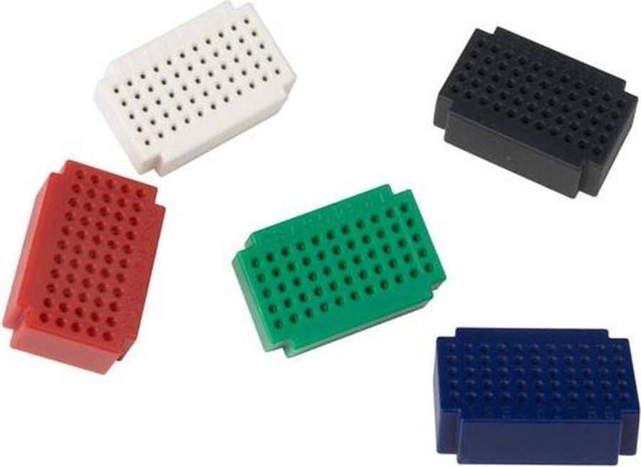 Velleman Set Mini Breadboards 55 Insteekpunten 5 St.