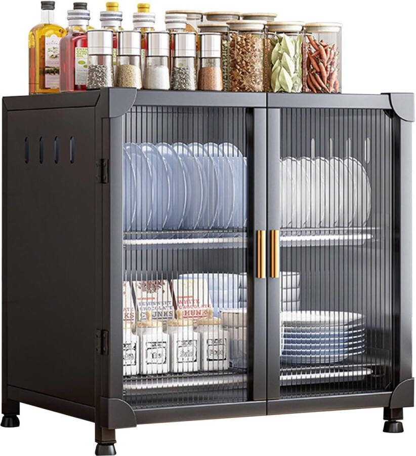 Velox Goods Gootsteenkast Organizer Keukenkast met afdruiprek Keuken Organizers Aanrecht Organiser – keuken rek Gootsteen Organizer Ladesysteem Kast Organizer Gootsteenkast Organizer Keukenrek Keukenkast