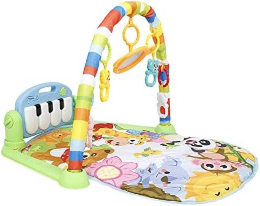 Velox Speelkleed baby met boog- Speelmat met boog Activiteitenboog voor baby's 80*41*48cm (Groen)