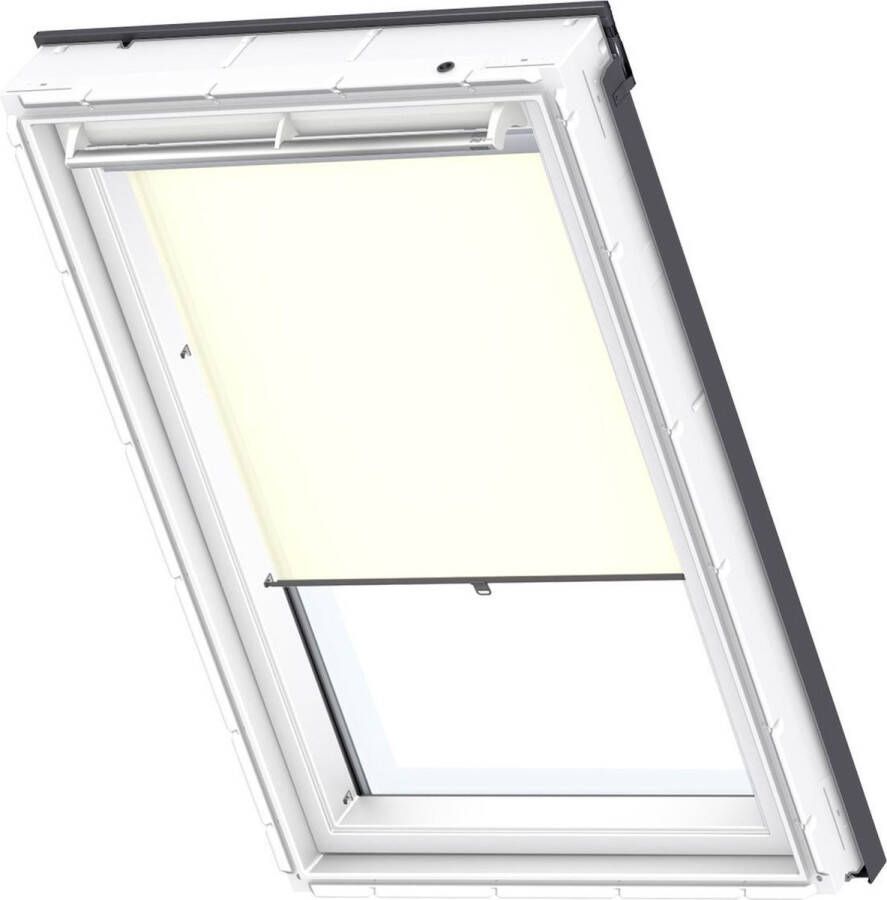 VELUX Lichtdoorlatend rolgordijn Licht Beige Handbediend met haakjes Type: RHL 100 1086