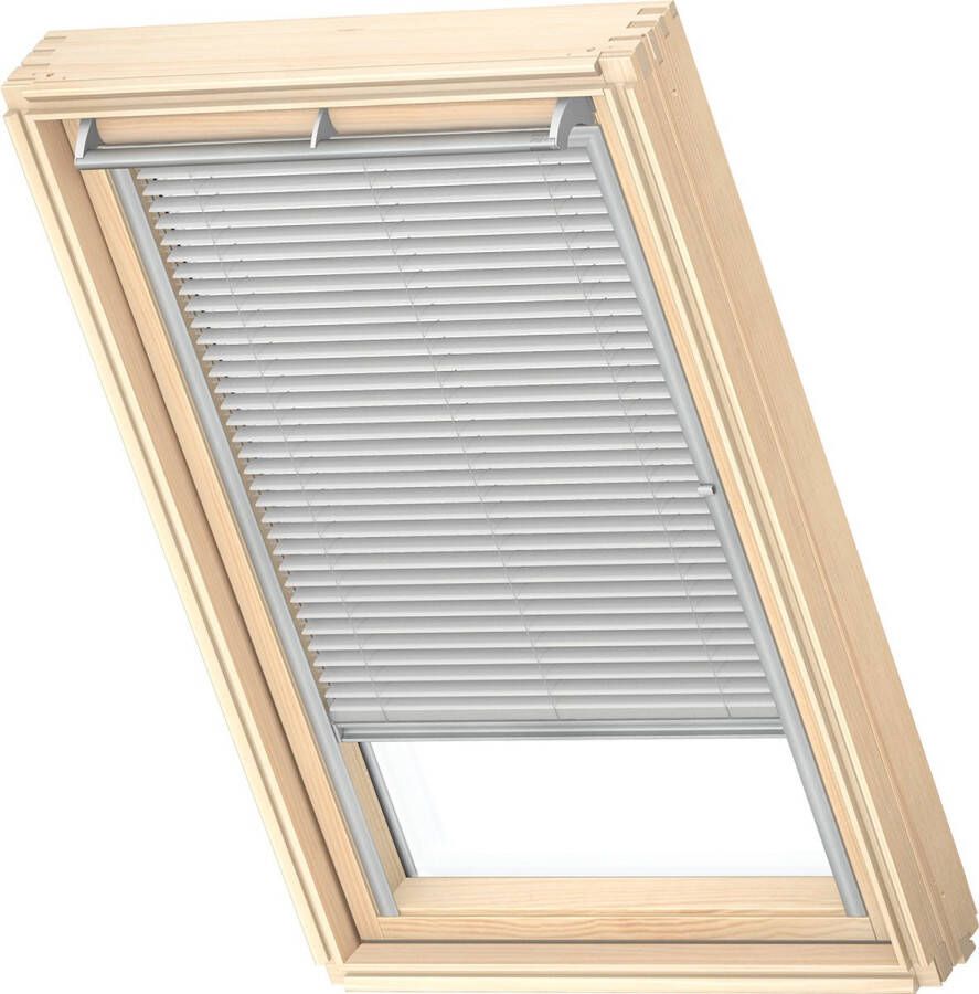 VELUX Jaloezie Geborsteld zilver Handbediend Raamcode: SK01 Raamtype: GGL GHL GPL GGU en GPU