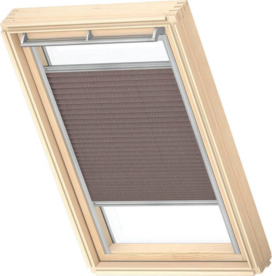 VELUX Manueel Lichtdoorlatend Plisségordijn Fhl Ck02 1276s Stoffig Bruin