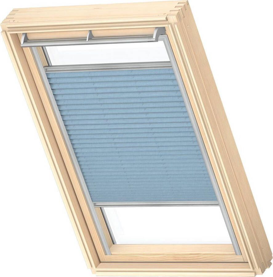 VELUX Origineel Plisségordijn (FHL) Zilveren Kozijn M04 304 1 Jeans Blue