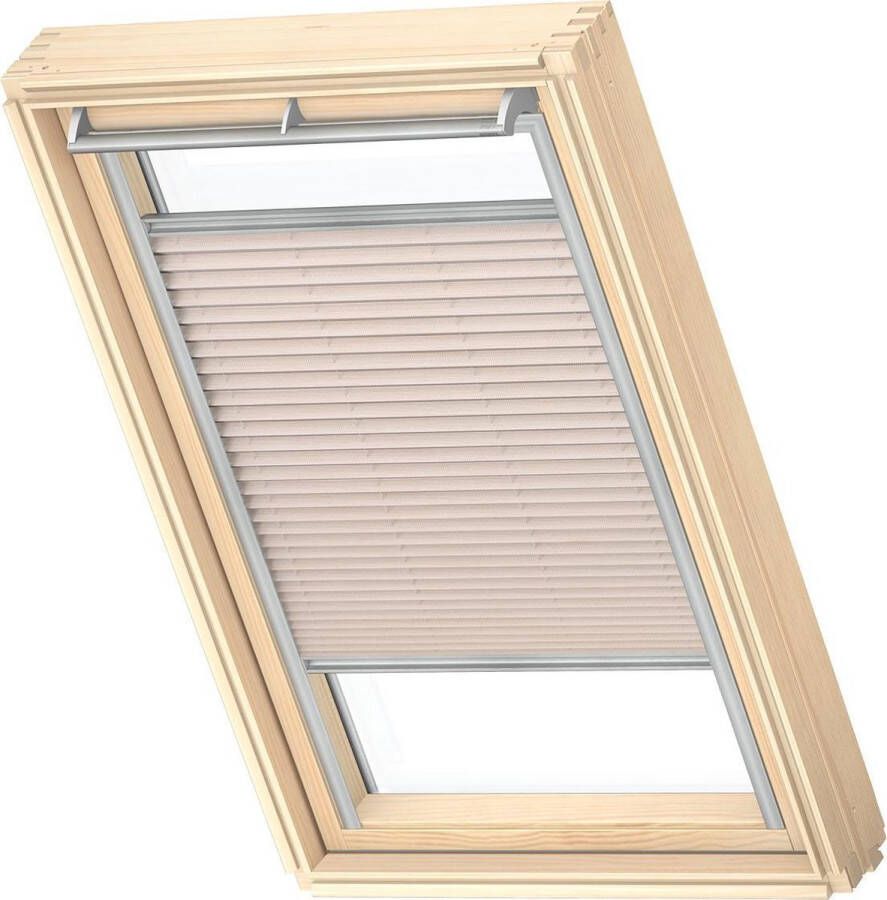 VELUX Origineel Plisségordijn (FHL) Zilveren Kozijn M04 304 1 Natural