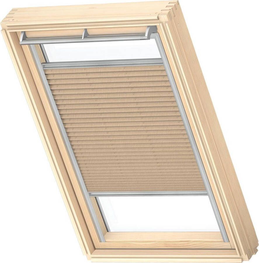 VELUX Manueel Lichtdoorlatend Plisségordijn Fhl Mk08 1277s Donkerzand