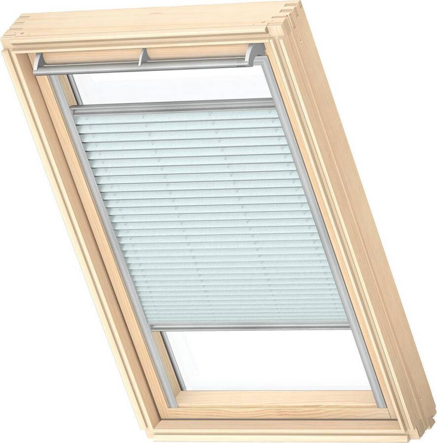 VELUX Origineel Plisségordijn (FHL) Zilveren Kozijn P10 410 3 Soft Blue