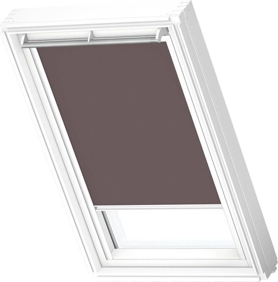 VELUX Manueel Verduisterend Rolgordijn White Line Dkl M06 4577swl Taupe