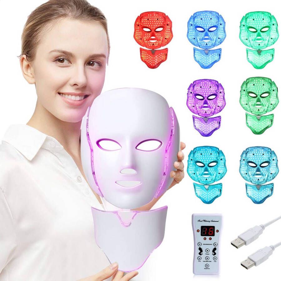 VENEUX LED Gezichtsmasker LED masker Huidverzorging Lichttherapie