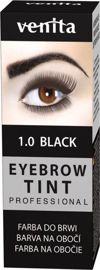 Venita Professional Eyebrow Tint Eyebrow Powder Paint 1.0 Black