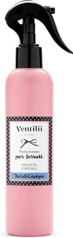 Ventilii Milano Huisparfum Fior di Campo 250ml – | roomspray interieurspray geurverspreider textielverfrisser