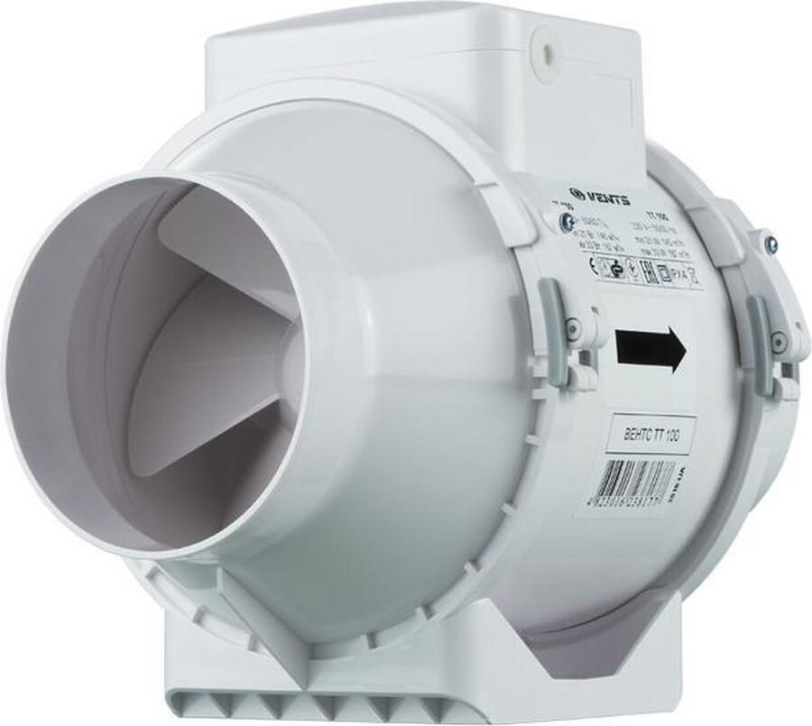 Vents buisventilator TT Ø 100mm 145 187 m³ h Inline ventilator
