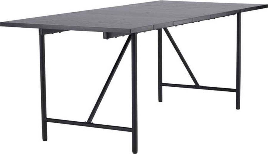 Venture Design Astrid eetkamertafel 90x200cm zwart