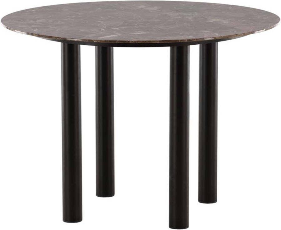 Venture Design Havsten eetkamertafel Ø106cm glas bruin