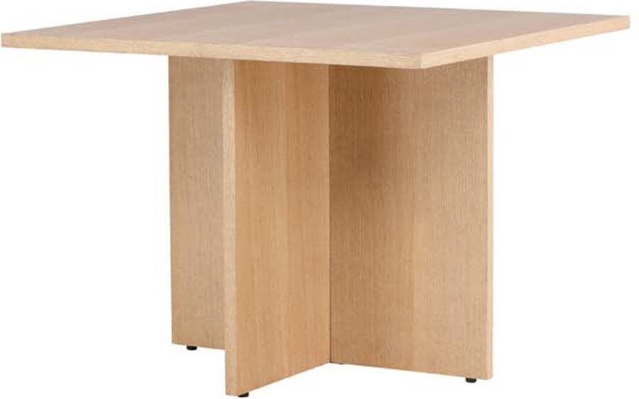Nohr Vierkante Eettafel Micheala Eikenlook 100 x 100cm Naturel