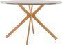 Nohr Ronde Eettafel Chenell Marmerlook 120cm grijs - Thumbnail 1