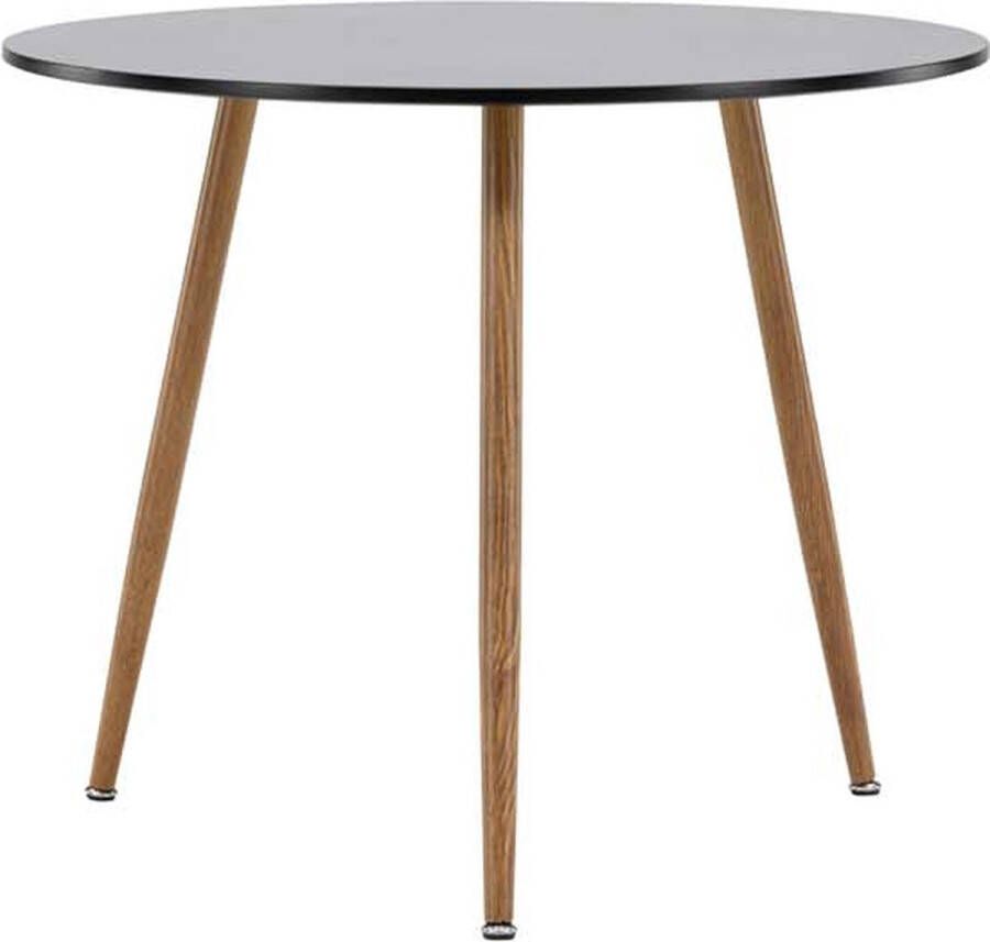 Venture Design Polar eetkamertafel Ø90cm zwart