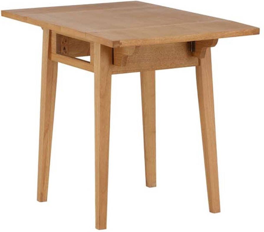 Venture Design Yakidon eetkamertafel 45x60cm uittrekbaar met extra plaat bruin