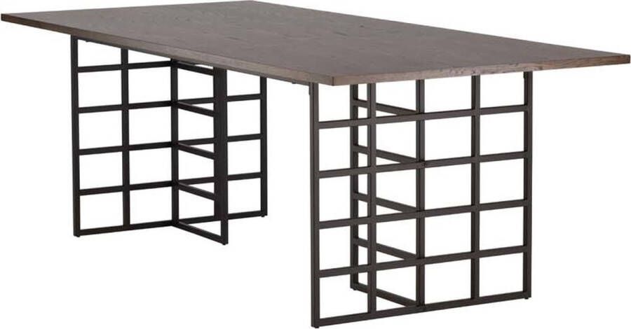 Venture Design Ystad eetkamertafel 100x220cm mocca