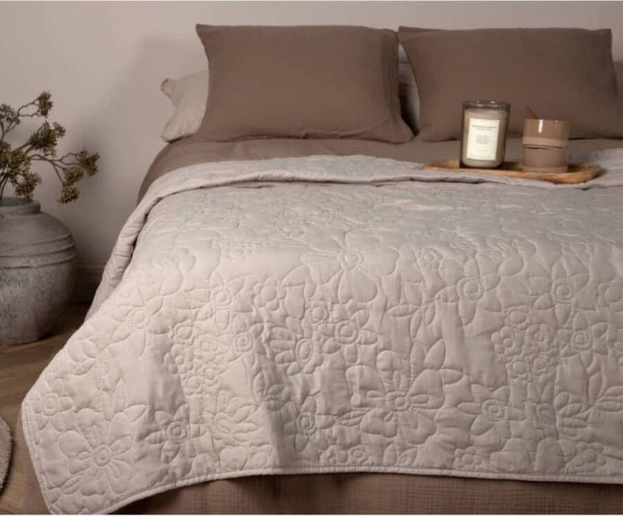 Venture Home Venture-Home-Bedsprei-Niki-150x250-cm-polyester-beige